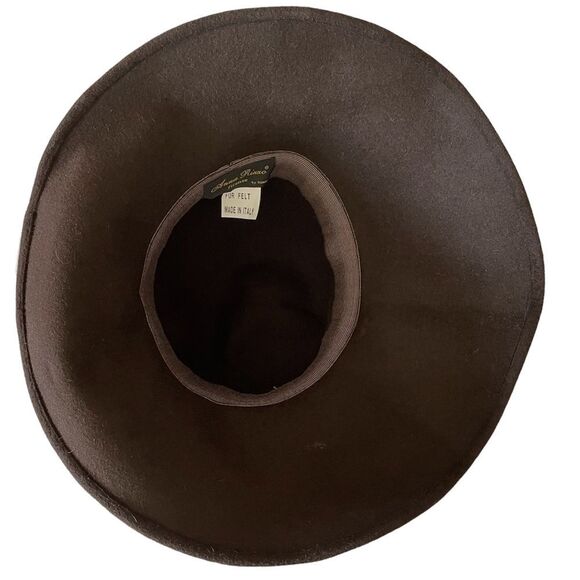 Vintage Anna Rixxo Firenze Fur Felt Floral Embellished Cloche Bucket Hat - Picture 5 of 7